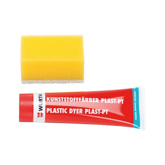 CHẤT NHUỘM PHỤC HỒI NHỰA MÀU ĐEN 75ML Wurth